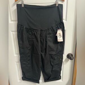 Maternity Black Capri Pants